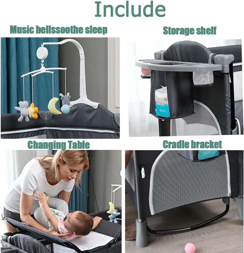 MMBABY 5-in-1 Portable Crib Review
