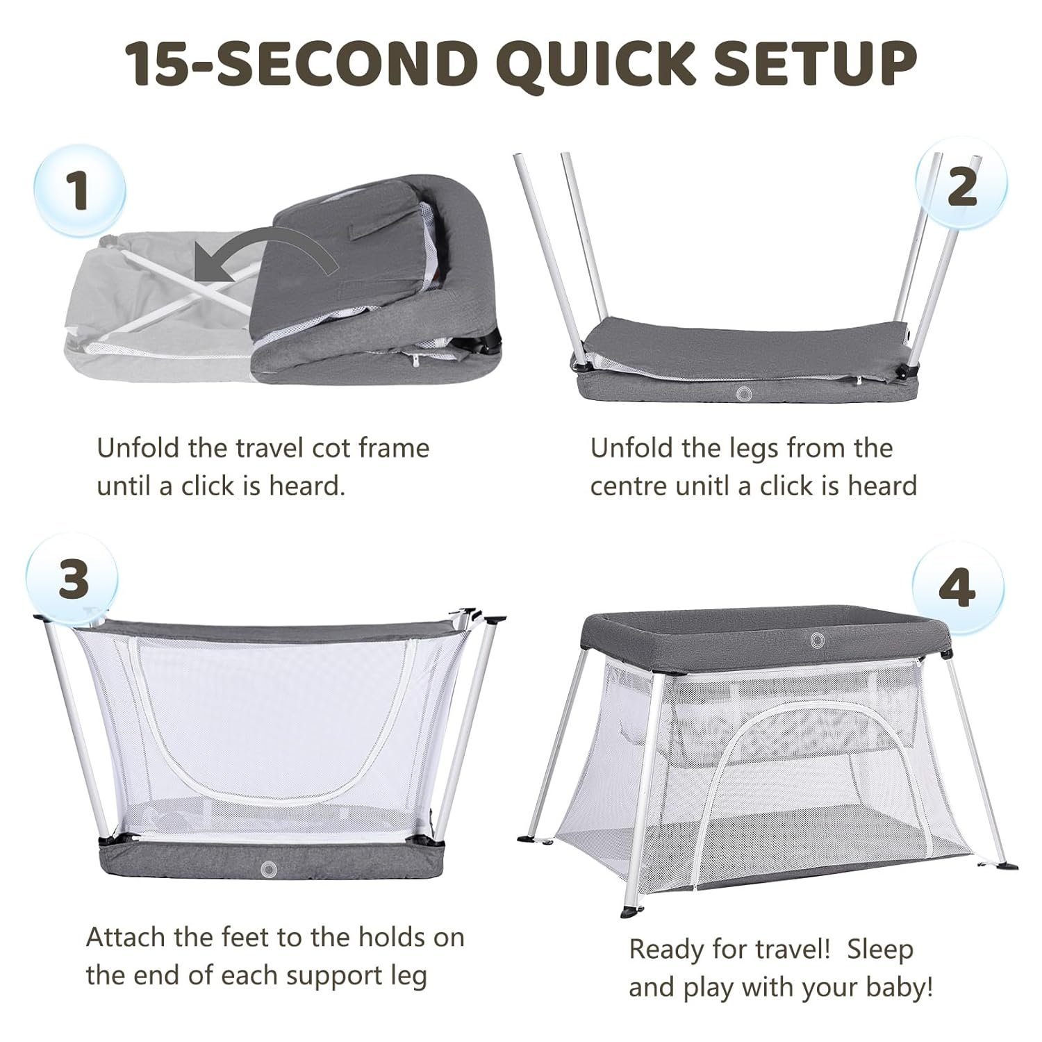 Portable Travel Crib for Baby Review